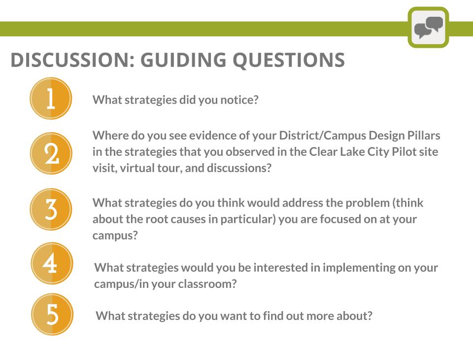 Design Pillar Identification Discussion Slide