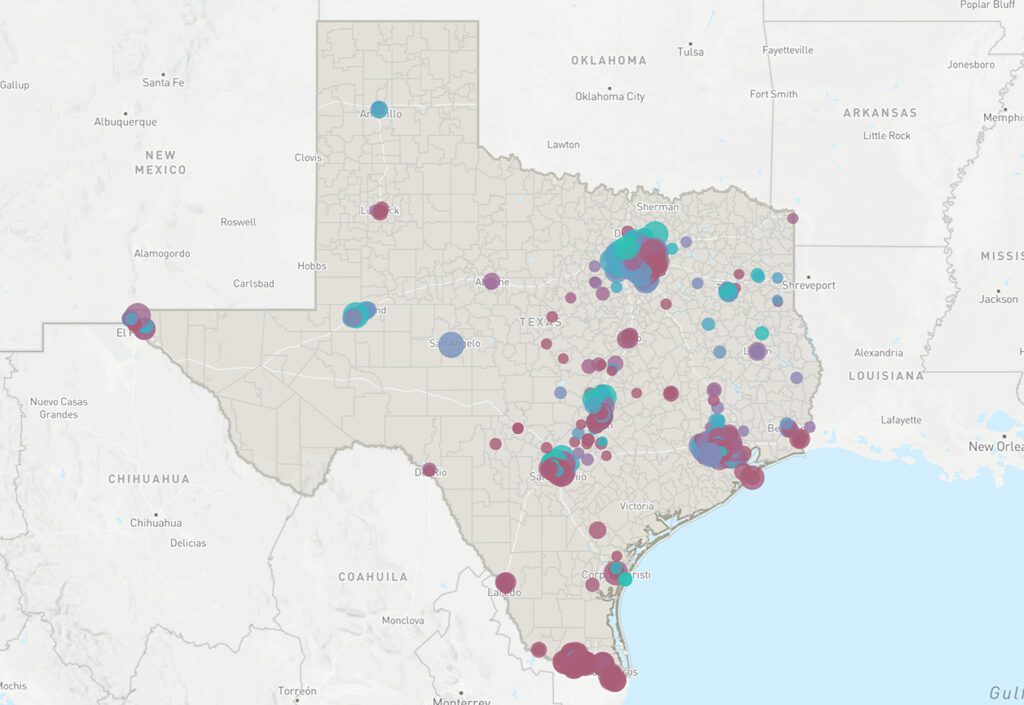 charter campuses map