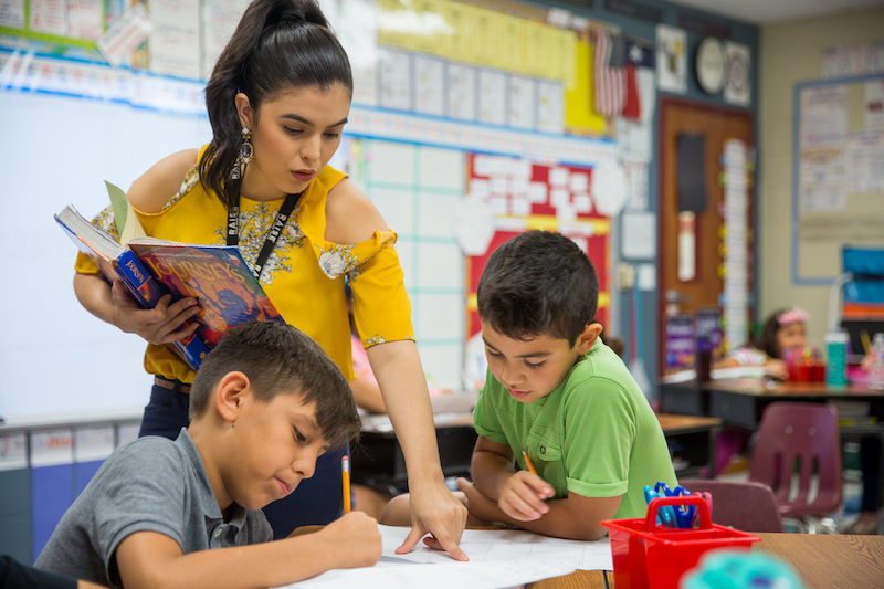 Teacher in Rio Grande Valley Classroom 