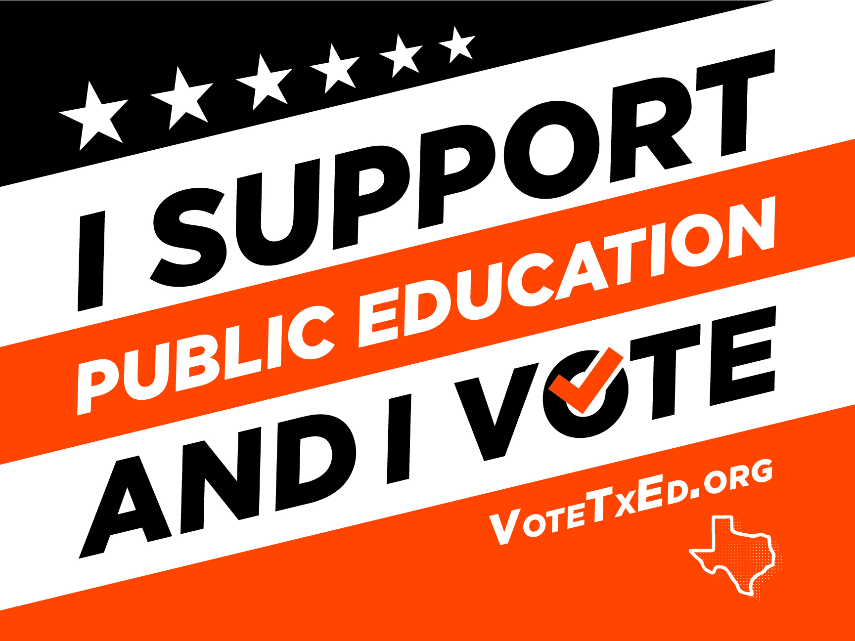 I support Public education and I vote.