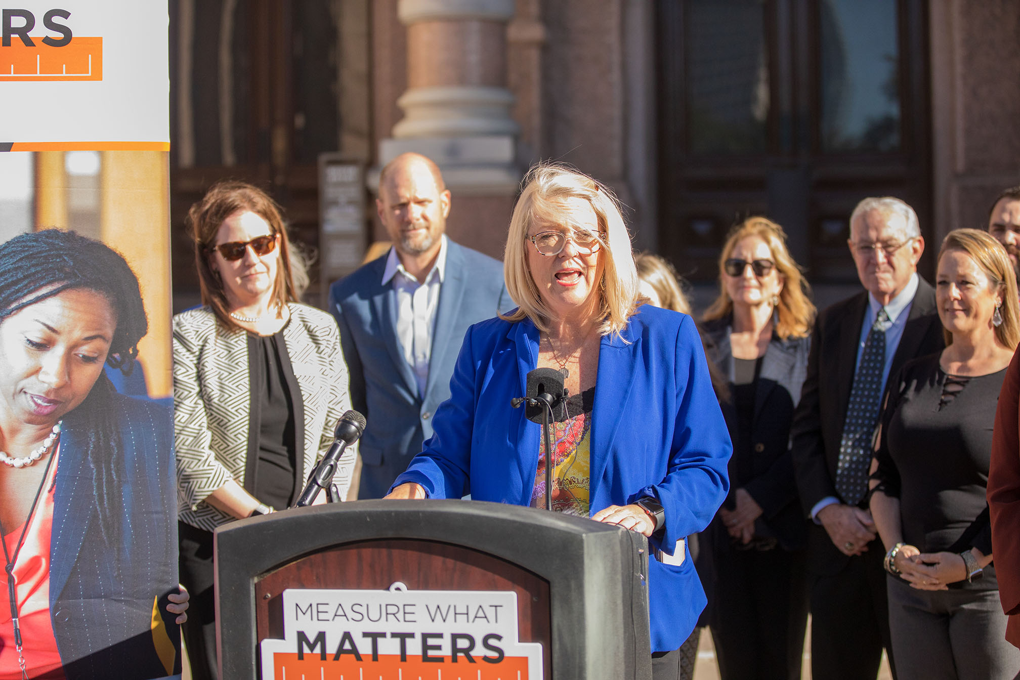 Measure What Matters Press Conference Texas Capitol Photo