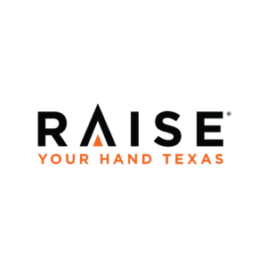 RAISE Your Hand Texas Logo Squared