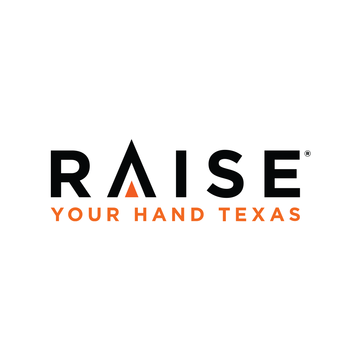 RAISE Your Hand Texas Logo Squared