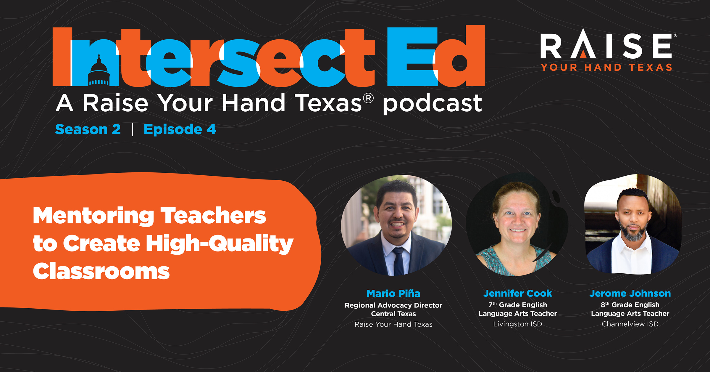 Intersect Ed Podcast Graphic for Teacher Mentoring Episode
