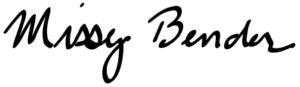 Missy Bender Signature